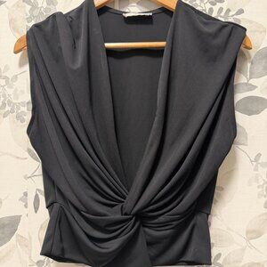 MANGO - black top - s